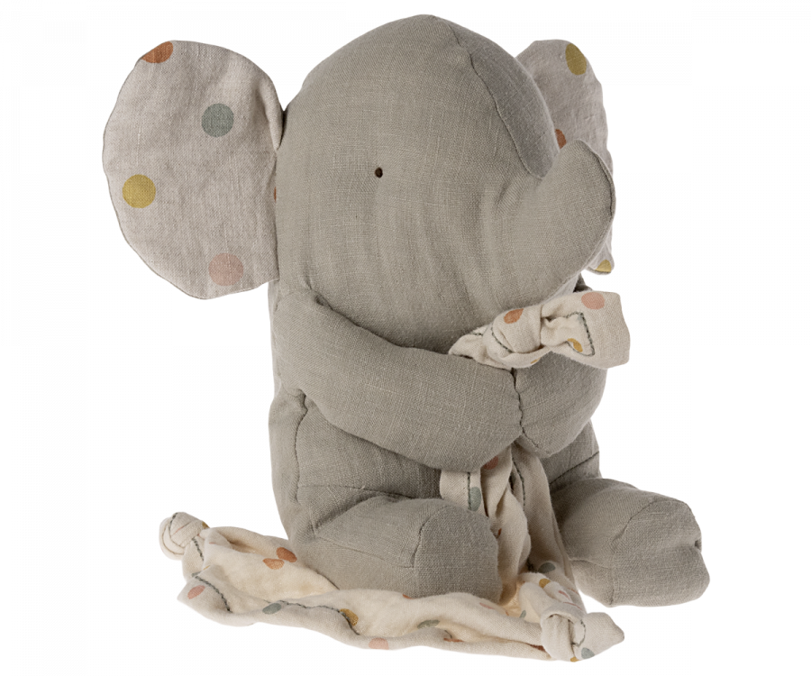 Maileg Lullaby Friends - Elephant - Iron grey (Plays Music)