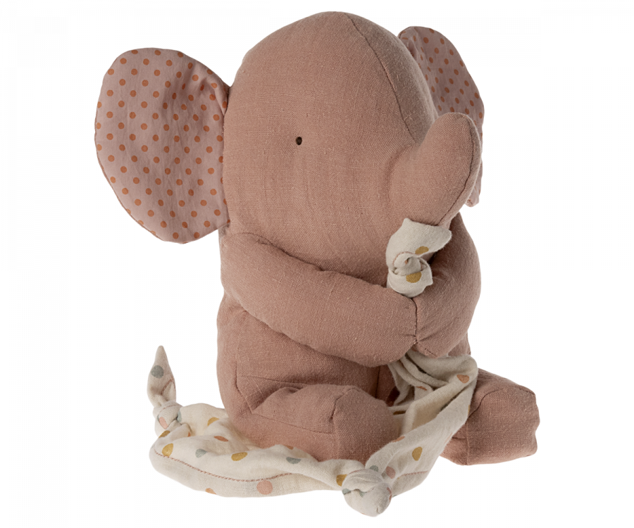 Maileg Lullaby Friends - Elephant - Old Rose (Plays Music)