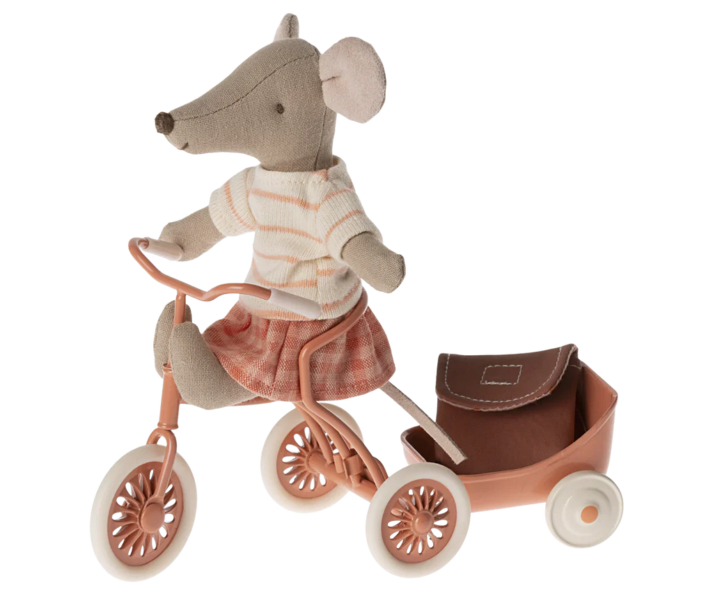 Maileg Big Sister With Backpack - Coral