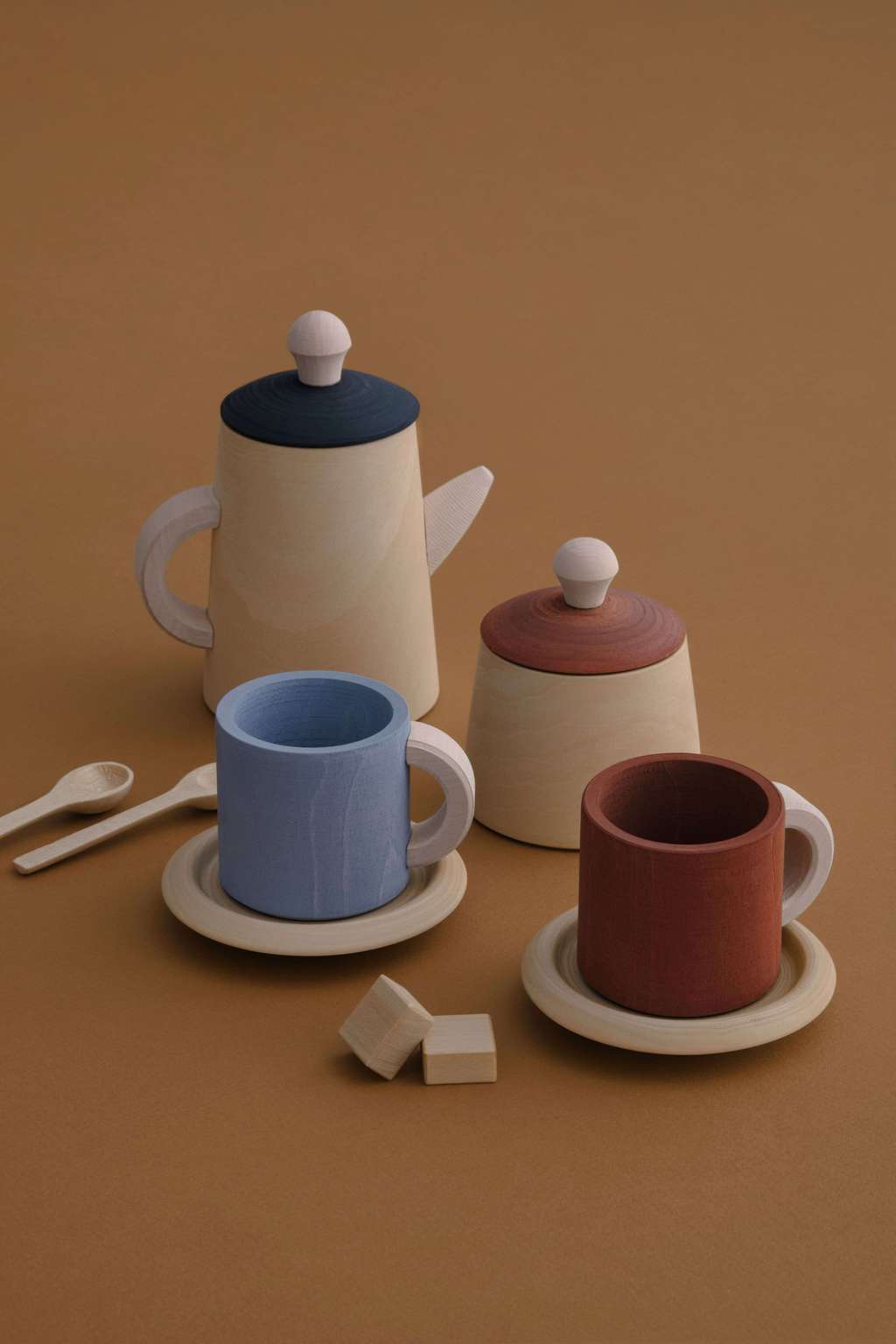 Raduga Grez Handmade Wooden Tea Set