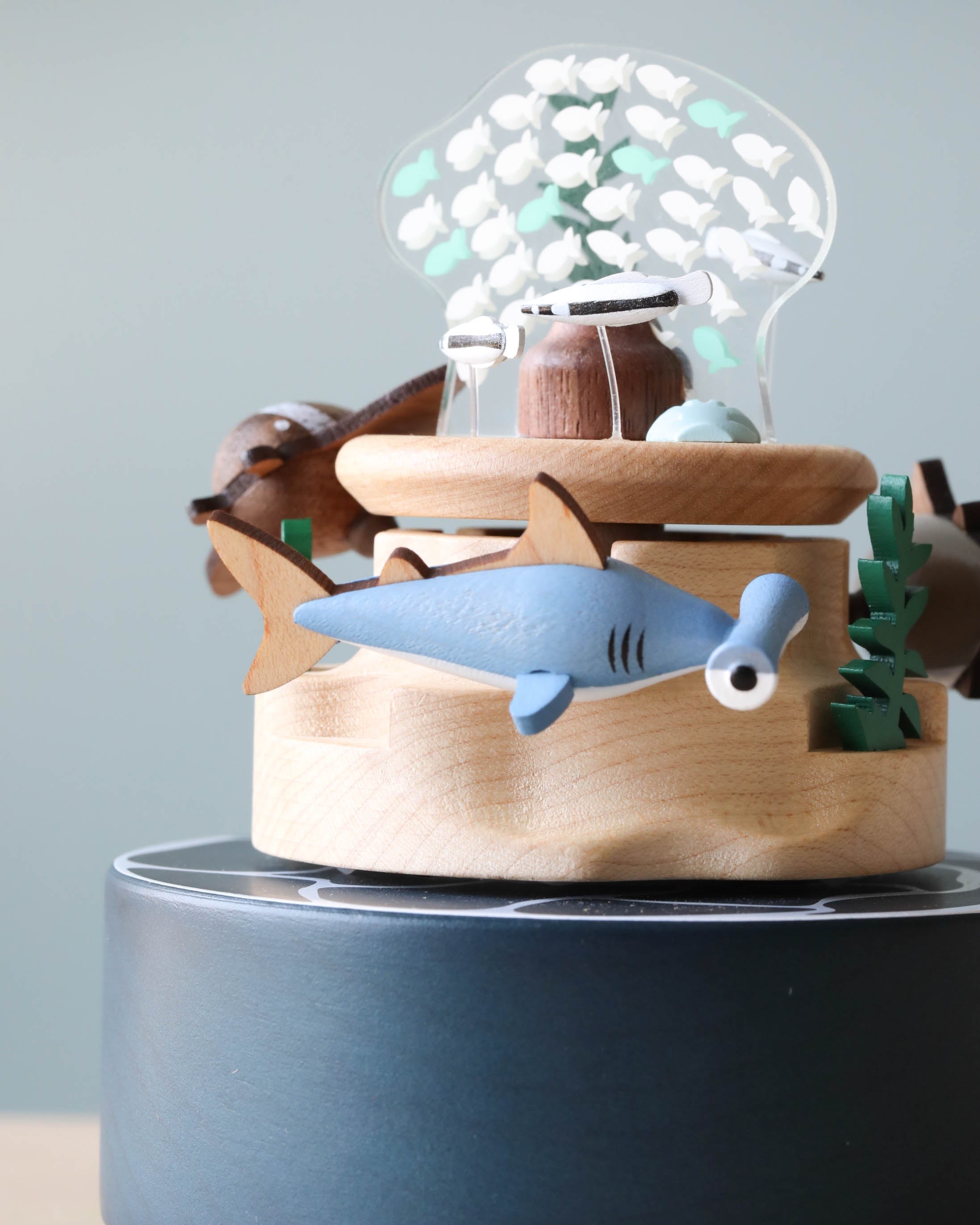 Wooden Under The sea Music Box