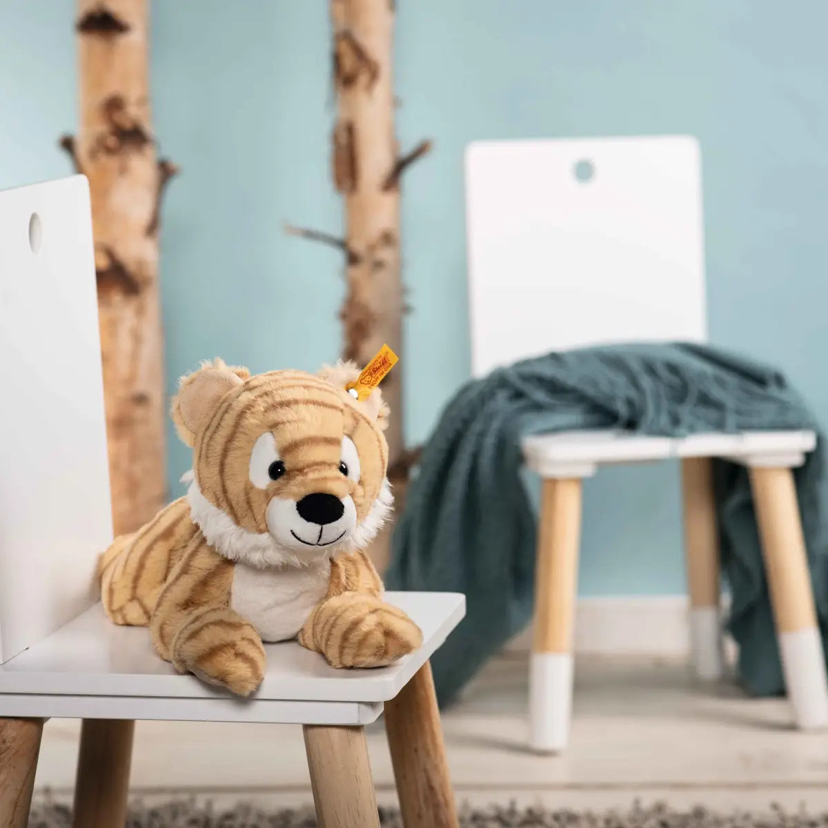 Steiff, Toni Tiger Stuffed Animal Plush, 12 Inches