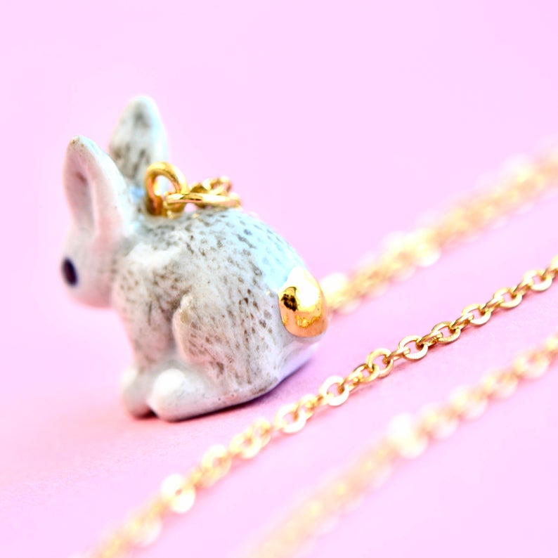 Goldentail Rabbit Necklace
