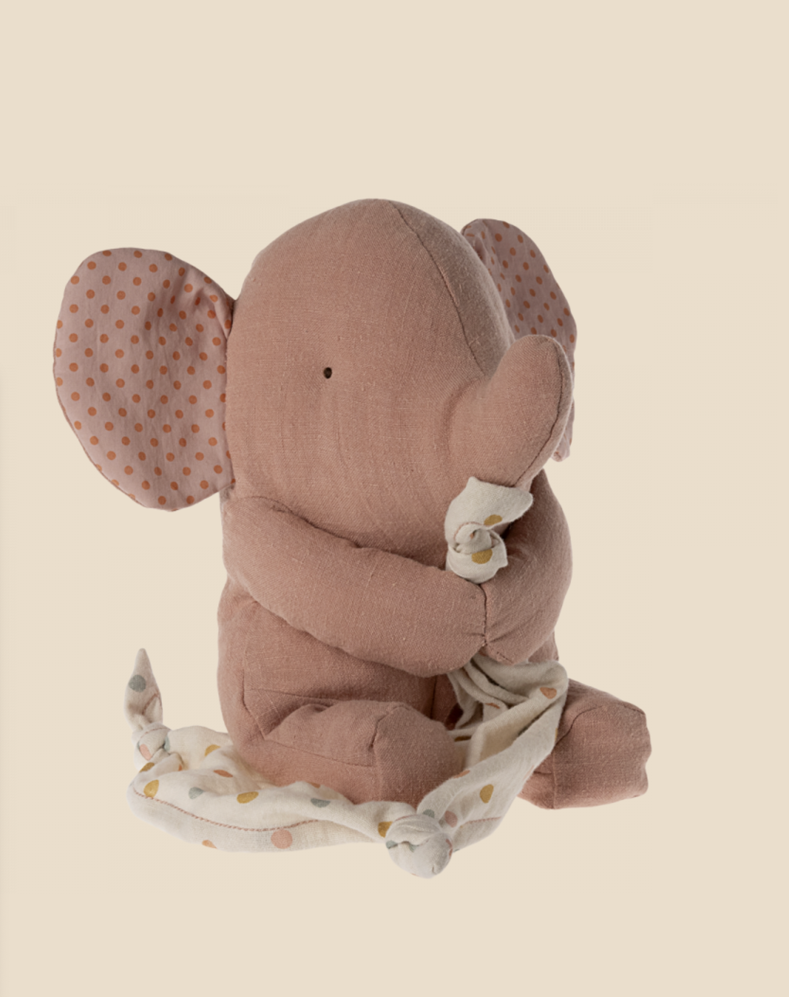 Maileg Lullaby Friends - Elephant - Old Rose (Plays Music)