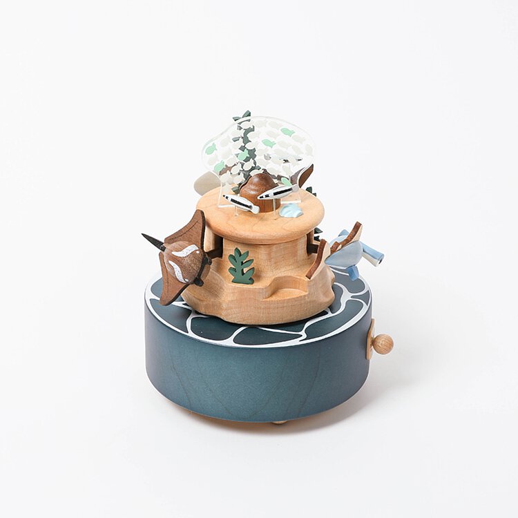 Wooden Under The sea Music Box