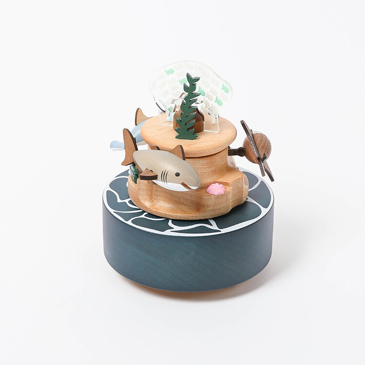 Wooden Under The sea Music Box