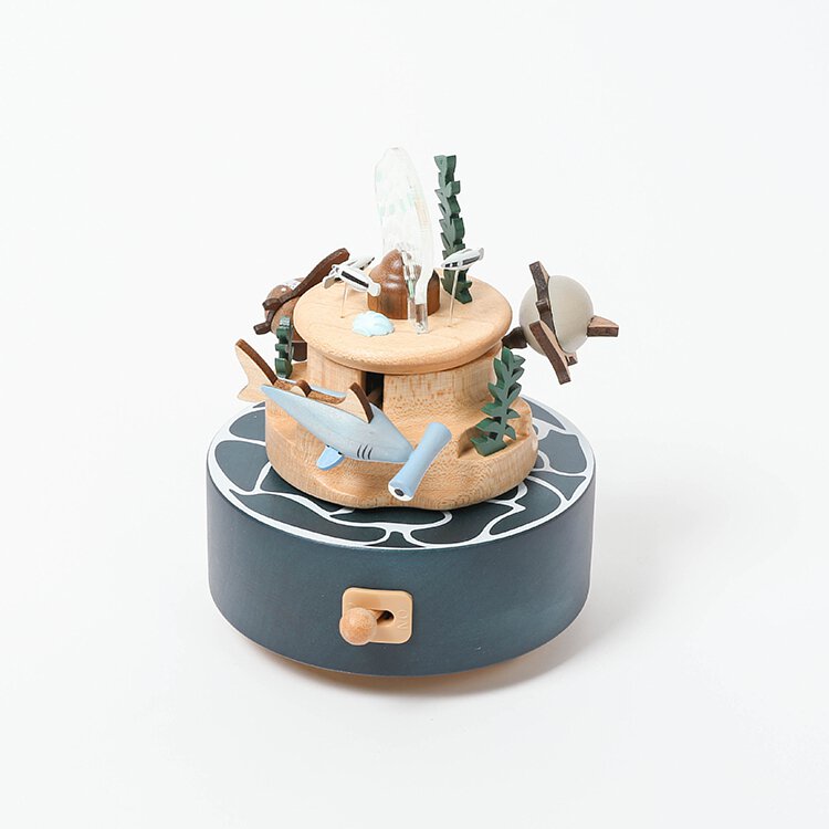 Wooden Under The sea Music Box