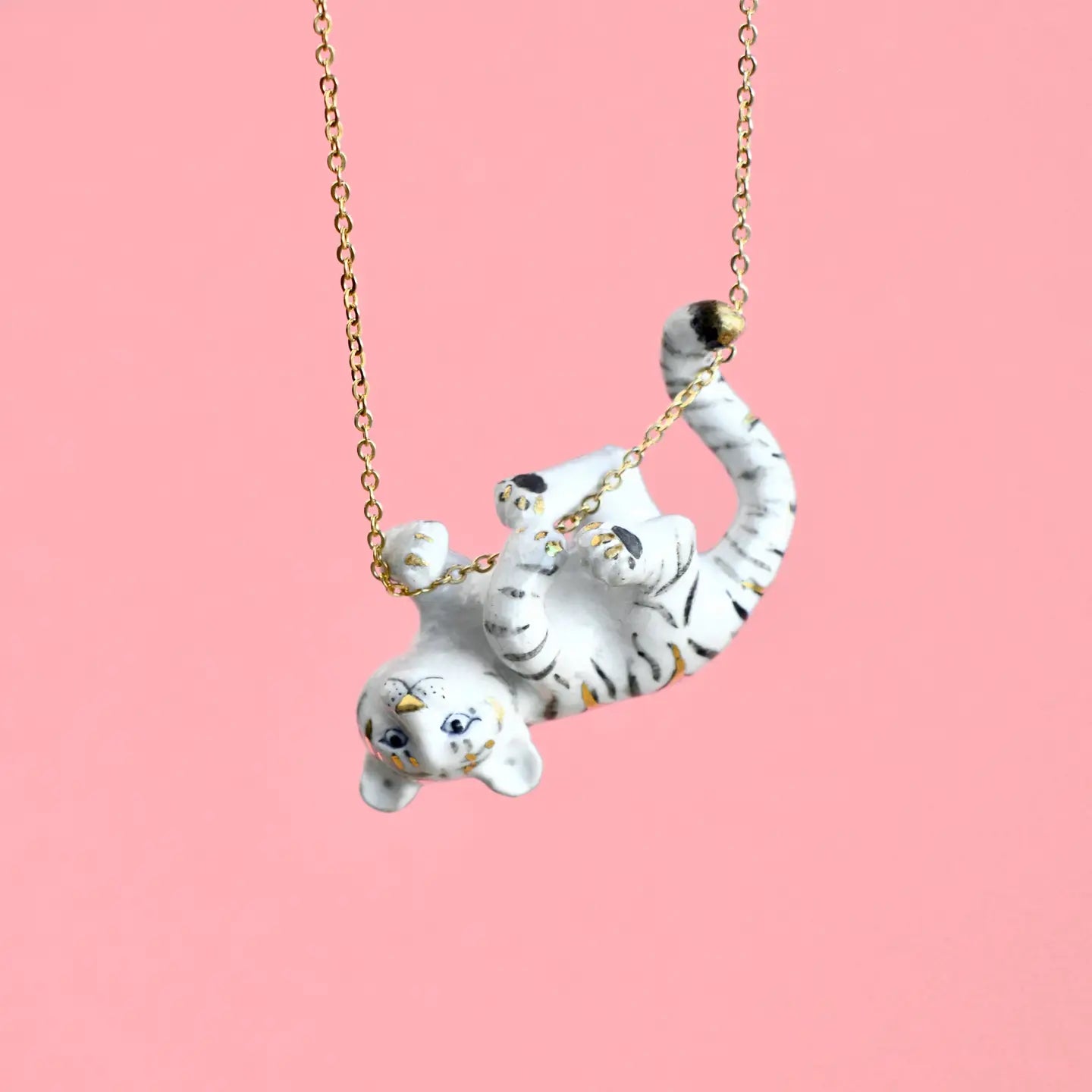 Gold Tiger Necklace