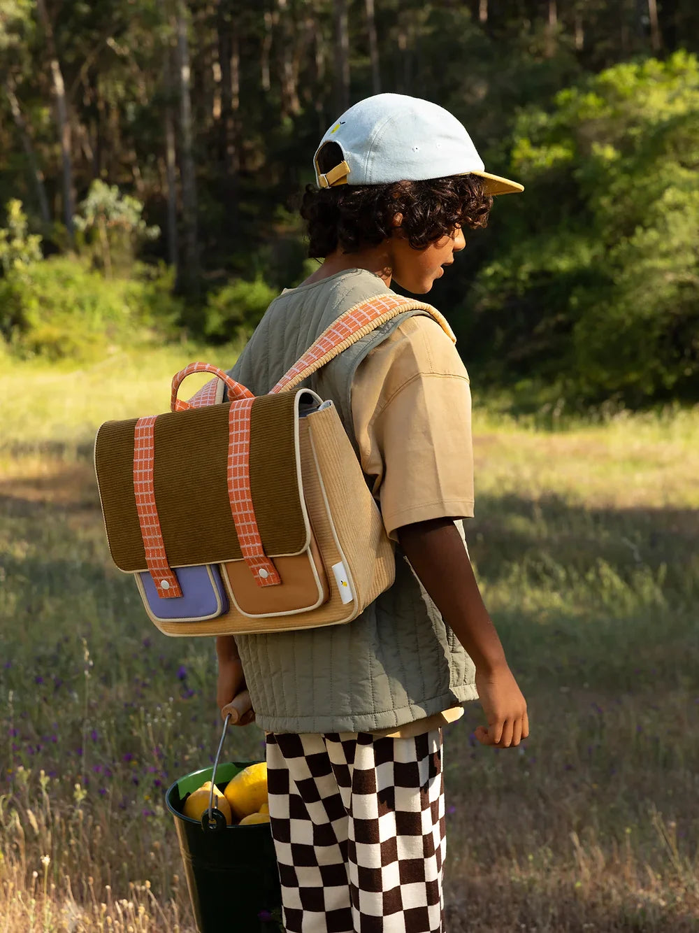 Sticky Lemon School Bag | Farmhouse | Corduroy Pear Jam